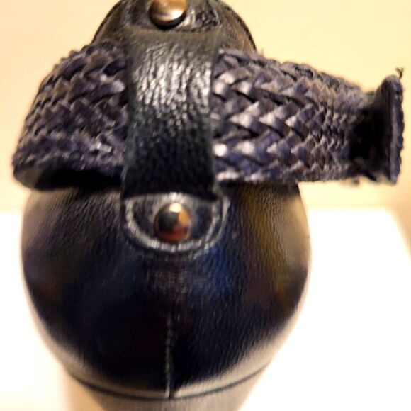 Stuart Weitzman Bradford Black Woven Leather Straps Platform Sandals sz.8.5 $375 - Picture 10 of 11